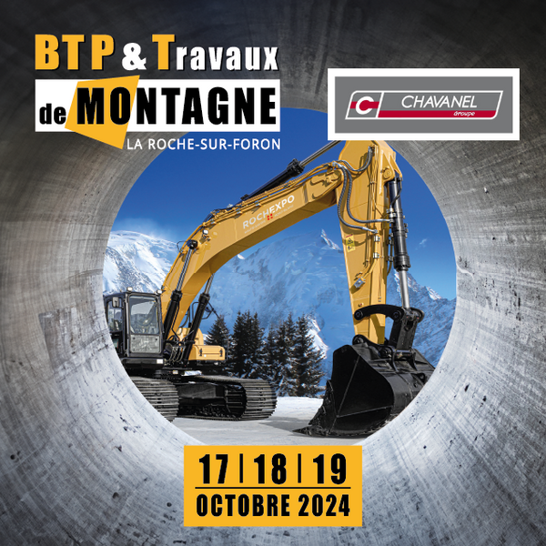 Salon BTP & Travaux de montagne à Rochexpo : notre activité manutention sera présente.